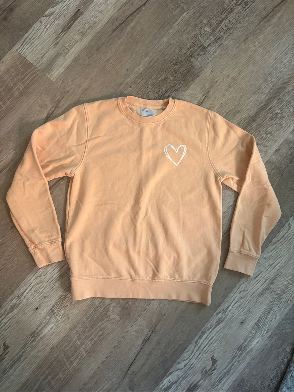 Colourful Standard Organic Crewneck Sweater Size Medium Peach